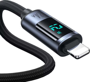 Cable USB-A a Lightning con Pantalla LED 20W Carga Rápida 1.2 m – Joyroom