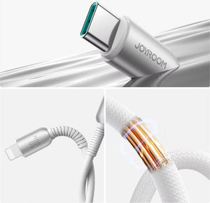 Cable USB-C a Lightning 30W Carga Rápida 1.2 m Compatible iPhone