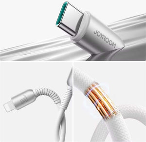 Cable USB-C a Lightning 30W Carga Rápida 1.2 m Compatible iPhone