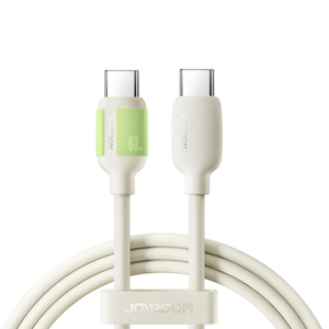 Cable USB-C a USB-C 60W Carga Rápida 1.2 m Beige – Joyroom