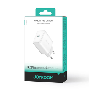 Cargador USB-C 30W Joyroom Carga Rápida Blanco