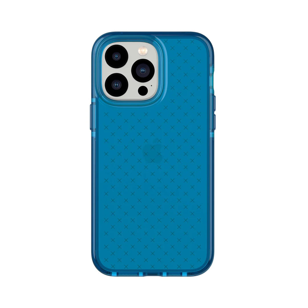 Carcasa Tech21 EvoCheck Azul Transparente para iPhone 12 Mini