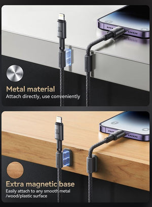 Cable USB-C a Lightning 30W Carga Rápida 1.2 m con Soporte – Joyroom