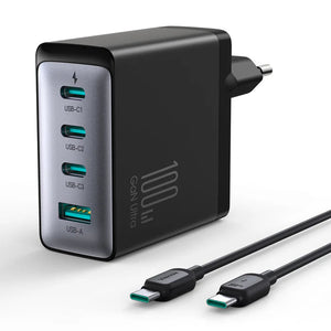 Cargador Joyroom 4 Puertos 100W (USB + 3 USB-C)