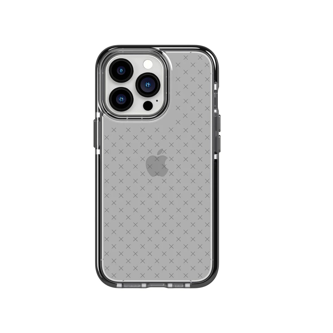 Carcasa Tech21 EvoCheck Negro Transparente Antideslizante para iPhone 12 Mini