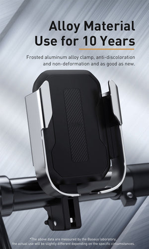 Soporte Baseus para Celular Motocicleta Alta Seguridad