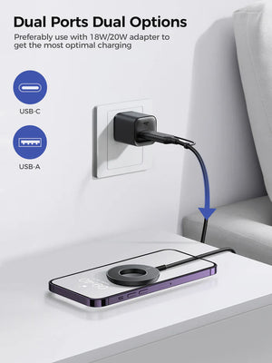 Cargador Inalámbrico Magnético Joyroom 15W USB-C
