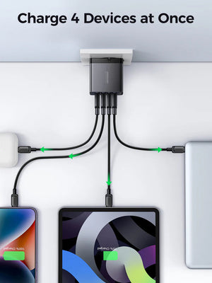 Cargador Joyroom 4 Puertos 100W (USB + 3 USB-C)