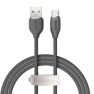 Cable USB-A a USB-C 100W Carga Rápida 1.2 m – Baseus Jelly Liquid