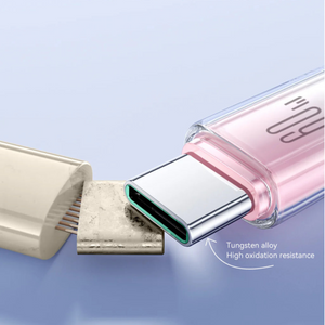 Cable USB-C a USB-C 60W Carga Rápida 1.2 m Blanco