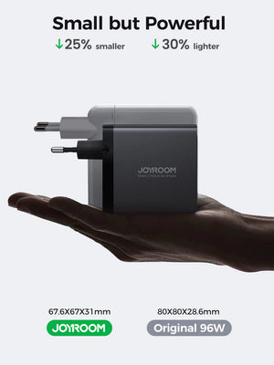 Cargador Joyroom 4 Puertos 100W (USB + 3 USB-C)