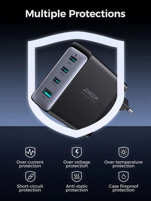 Cargador Joyroom 4 Puertos 100W (USB + 3 USB-C)