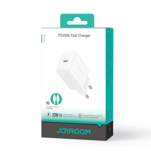 Cargador Joyroom USB-C 20W con Cable USB-C 1 m
