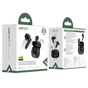Audífonos inalámbricos ACEFAST W2 ANC - Negro