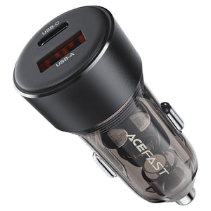 Cargador vehicular ACEFAST B12 60W 2 puertos - Negro