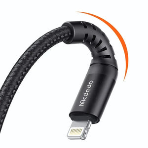 Cable de datos y carga McDodo CA-2261 Lightning 1 m - Negro