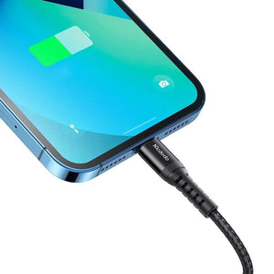 Cable de datos y carga McDodo CA-2261 Lightning 1 m - Negro