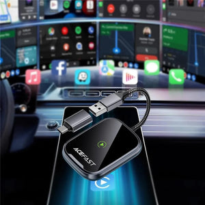 Adaptador CarPlay ACEFAST QC1 - Gris metálico