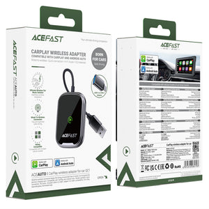 Adaptador CarPlay ACEFAST QC1 - Gris metálico