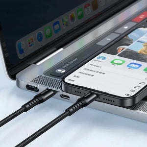 Cable de datos y carga McDodo CA-5641 60W USB-C a USB-C 1 m - Negro