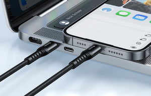 Cable de datos y carga McDodo CA-5631 36W USB-C a Lightning 1 m - Negro