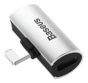 Adaptador Lightning a Jack 3.5 mm + Carga Baseus