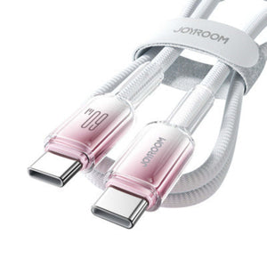 Cable USB-C a USB-C 60W Carga Rápida 1.2 m Blanco
