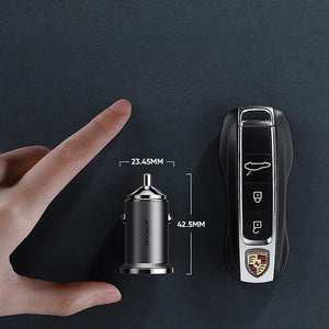 Cargador de Auto Joyroom Metálico USB + USB-C 45W