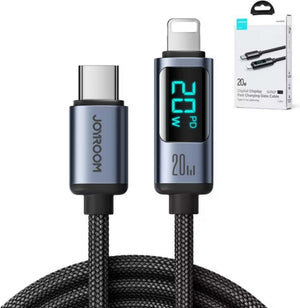 Cable USB-C a Lightning con Pantalla LED 20W Carga Rápida 1.2 m – Joyroom 
