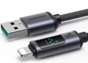 Cable USB-A a Lightning con Pantalla LED 20W Carga Rápida 1.2 m – Joyroom 