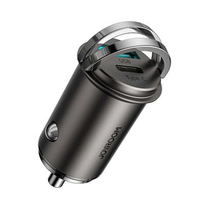 Cargador de Auto Joyroom Metálico USB + USB-C 45W