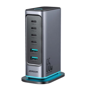 Estación de Carga Joyroom 6 Puertos 65W (3 USB-C + 2 USB) 