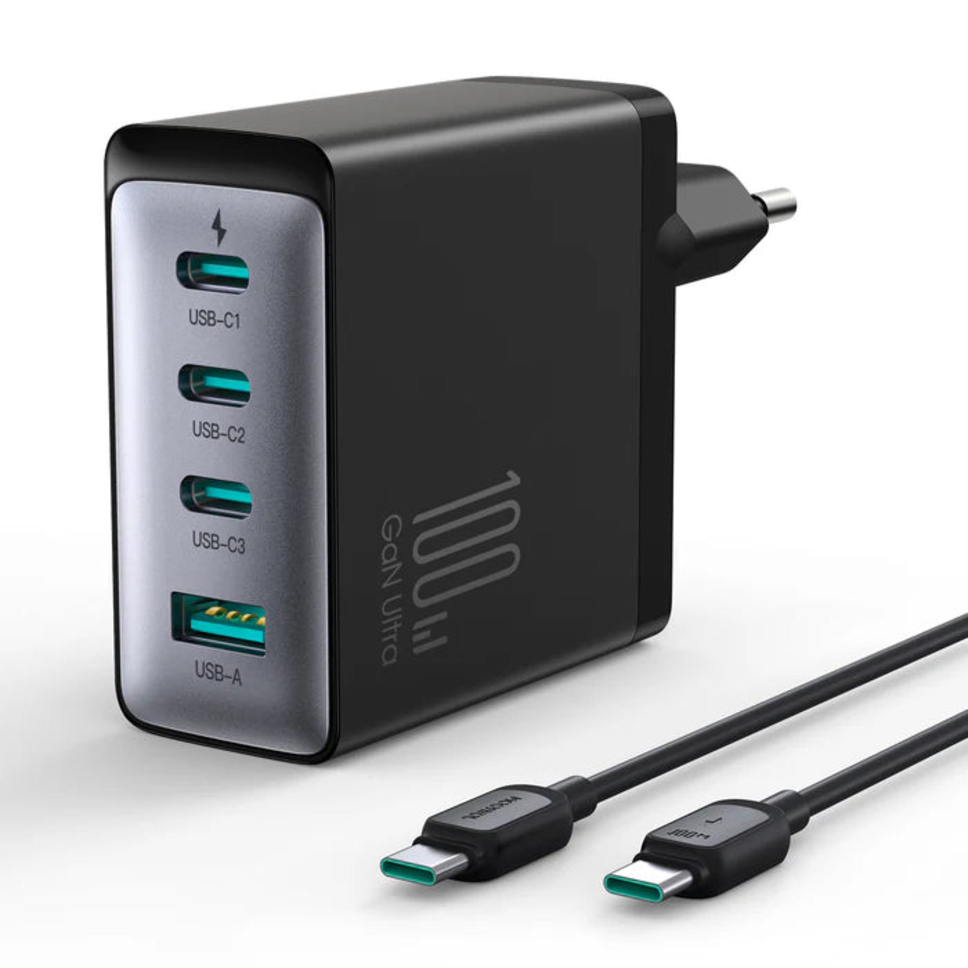 Cargador Joyroom 4 Puertos 100W (USB + 3 USB-C) 