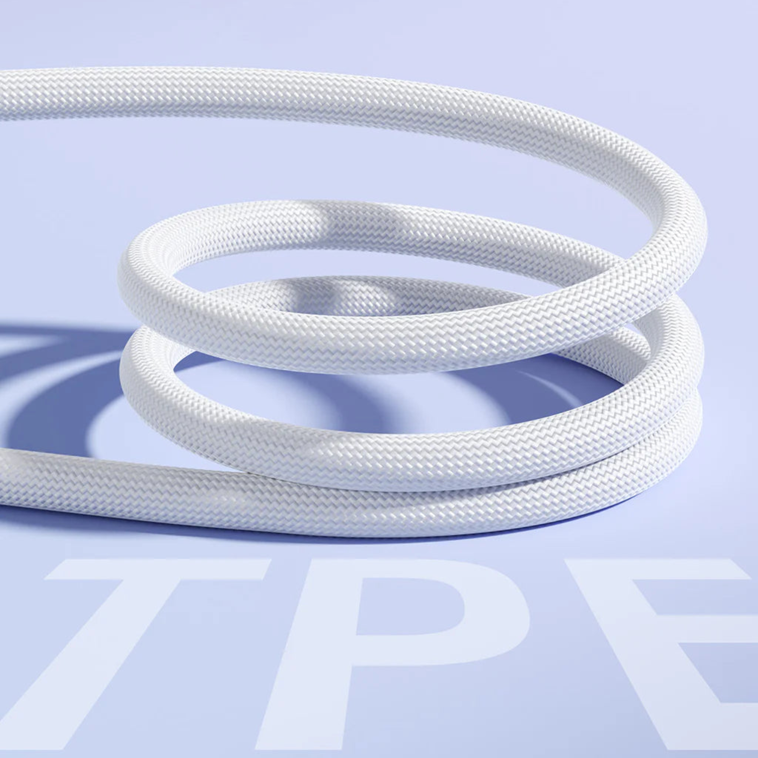 Cable USB-C a USB-C 60W Carga Rápida 1.2 m Blanco 