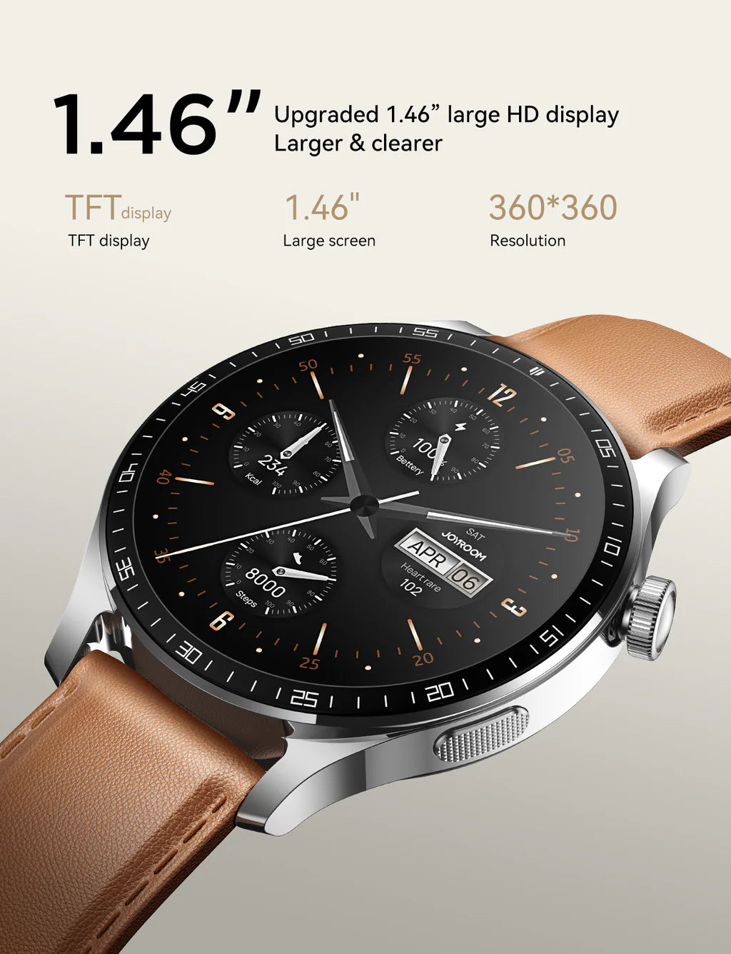 SmartWatch Pro Serie Classic  (Responder/Hacer llamadas) - Moonlight Silver
