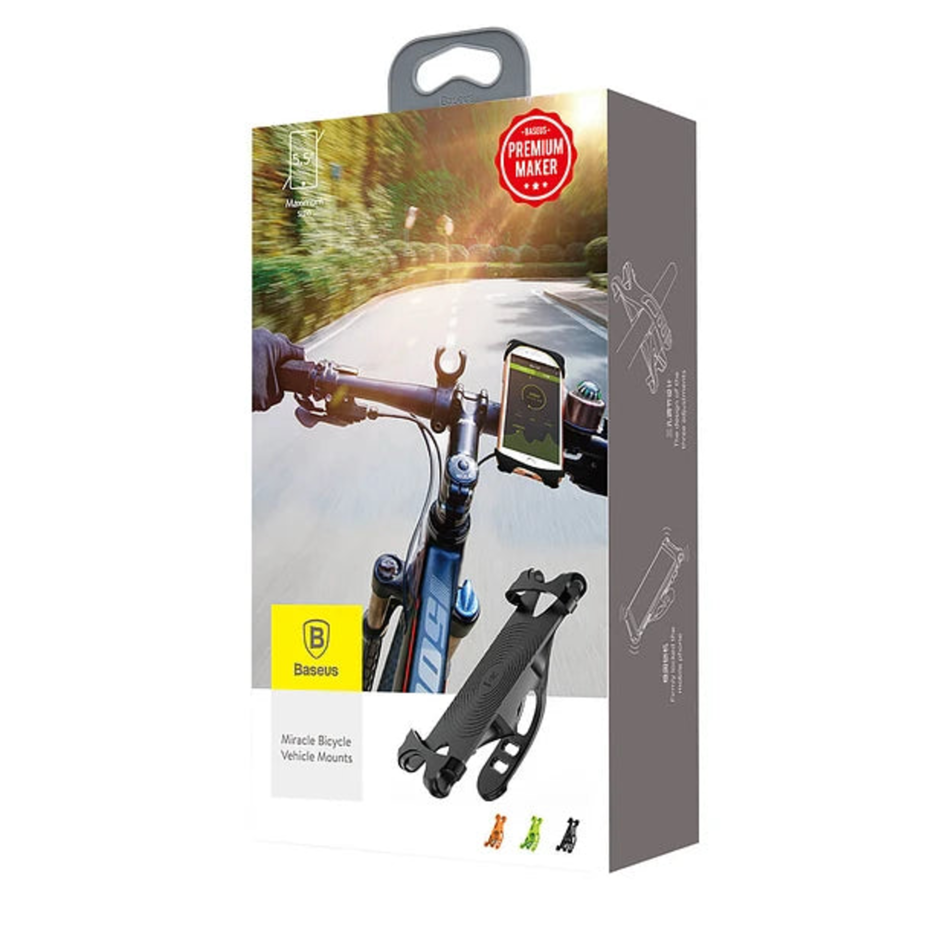 Soporte Baseus para Celular Bicicleta Ajustable 360° 