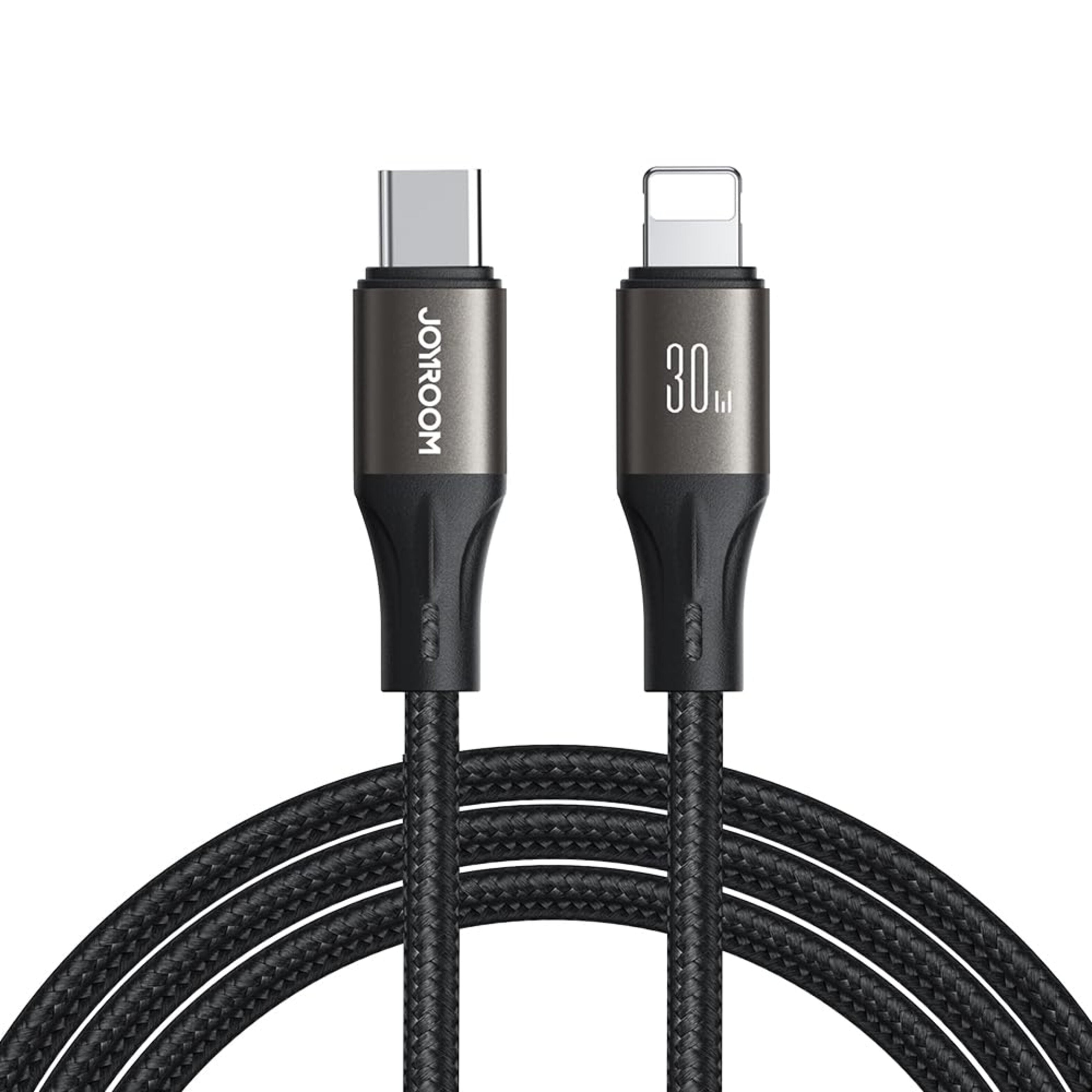 Cable USB-C a Lightning 30W Carga Rápida 1.2 m Negro – Joyroom 