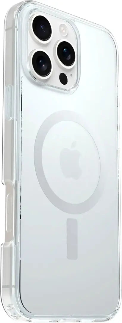 Carcasa OtterBox Symmetry+ Clear Blanca con MagSafe para iPhone 16 Pro
