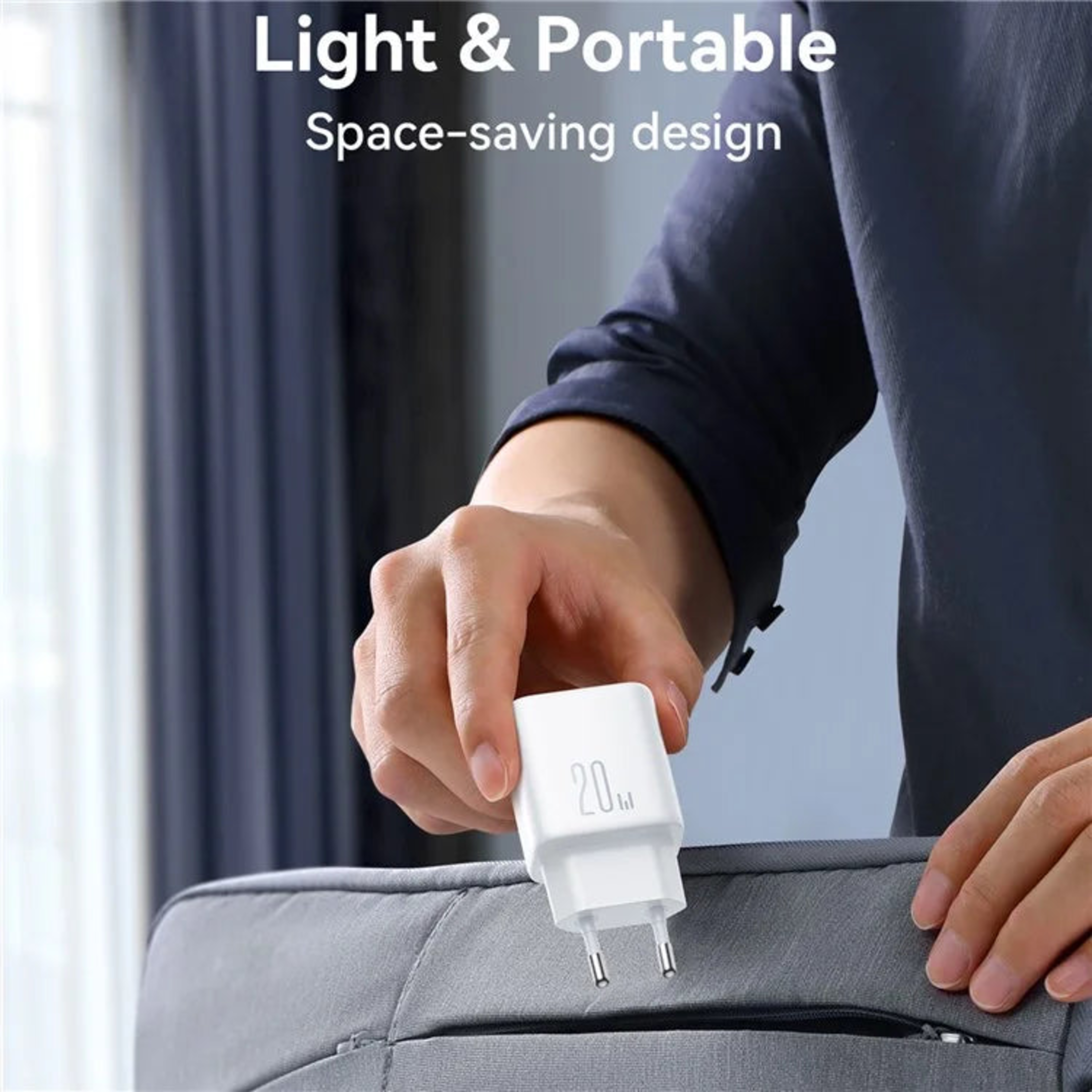 Cargador Joyroom Dual Puerto USB-A + USB-C 20W 