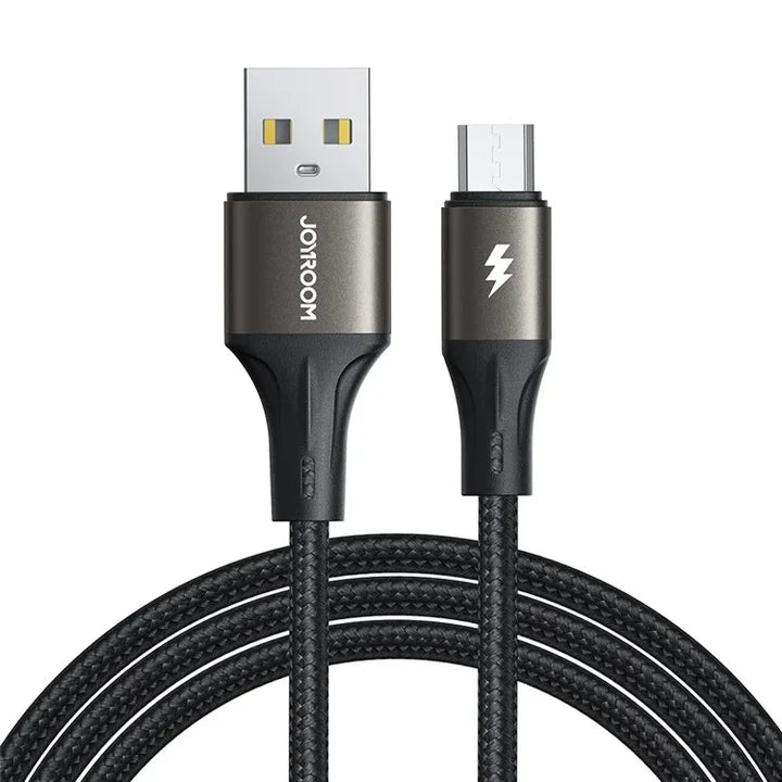 Cable USB-A a Micro USB 3A 1.2 m Carga Rápida Trenzado de Nailon