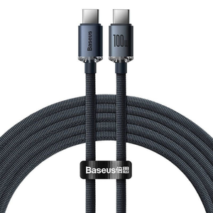 Cable USB-C a USB-C 100W Carga Rápida 1.2 m / 2 m – Baseus Crystal Shine 