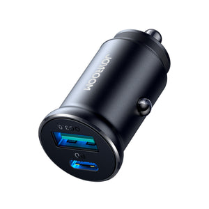 Cargador vehicular JOYROOM JR-CCN05 30W 2 puertos - Negro