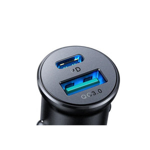 Cargador vehicular JOYROOM JR-CCN05 30W 2 puertos - Negro