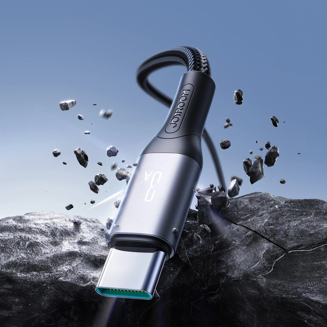 Cable de datos y carga JOYROOM S-A28 USB-A a USB-C 1 m - Negro