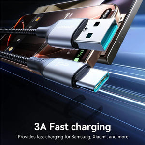 Cable de datos y carga JOYROOM S-A28 USB-A a USB-C 1 m - Negro