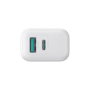 Cargador de pared JOYROOM JR-TCF21 20W 2 puertos - Blanco