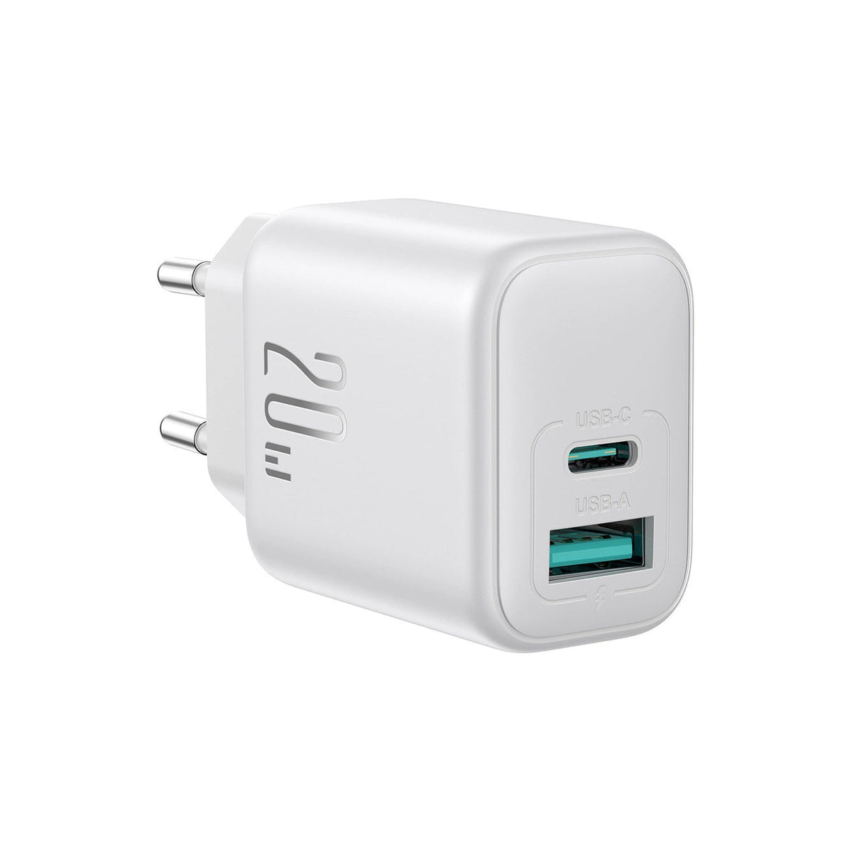 Cargador de pared JOYROOM JR-TCF21 20W 2 puertos - Blanco