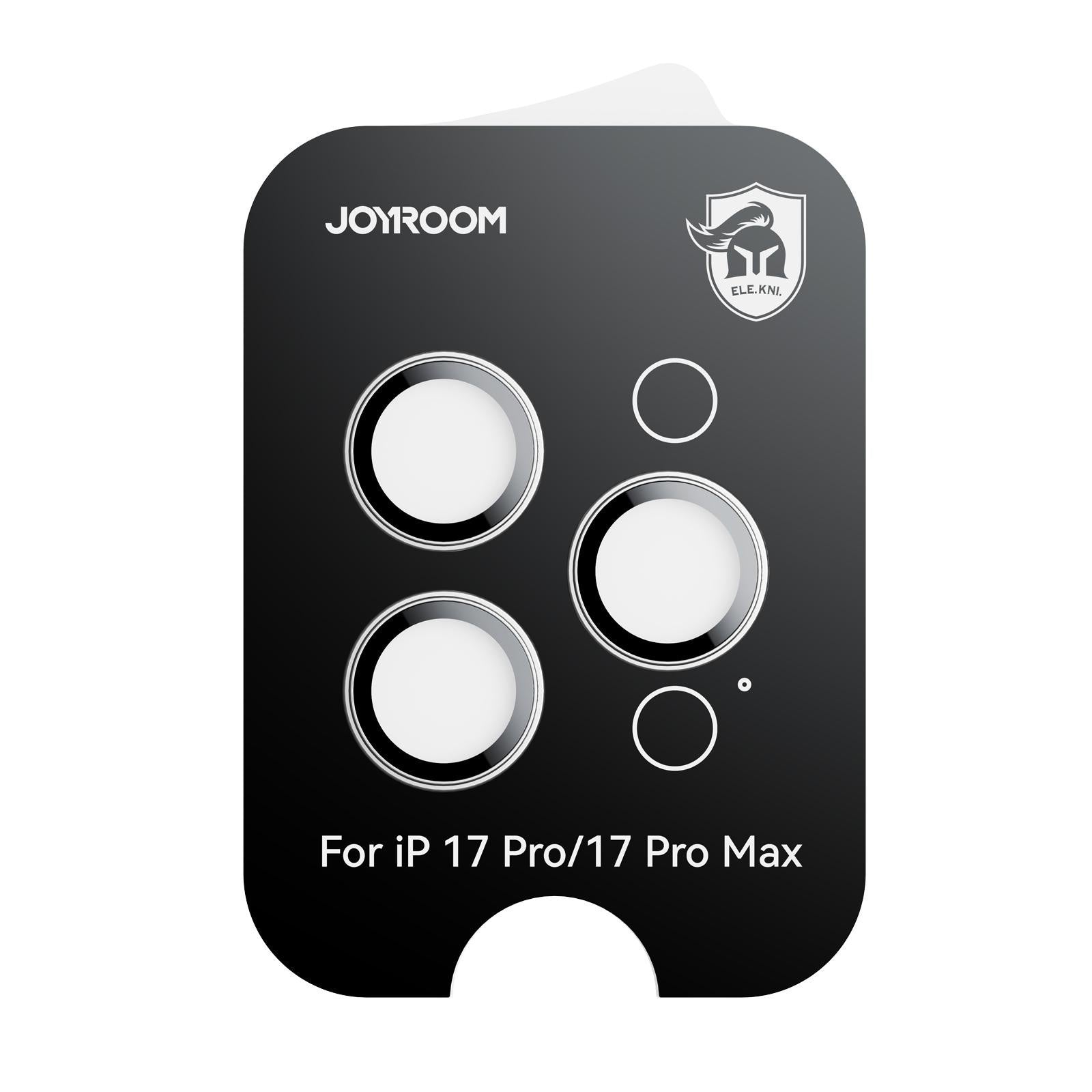 Protector de cámara JOYROOM JR-17QS3 iP17 Pro/iP17 Pro Max - Plateado