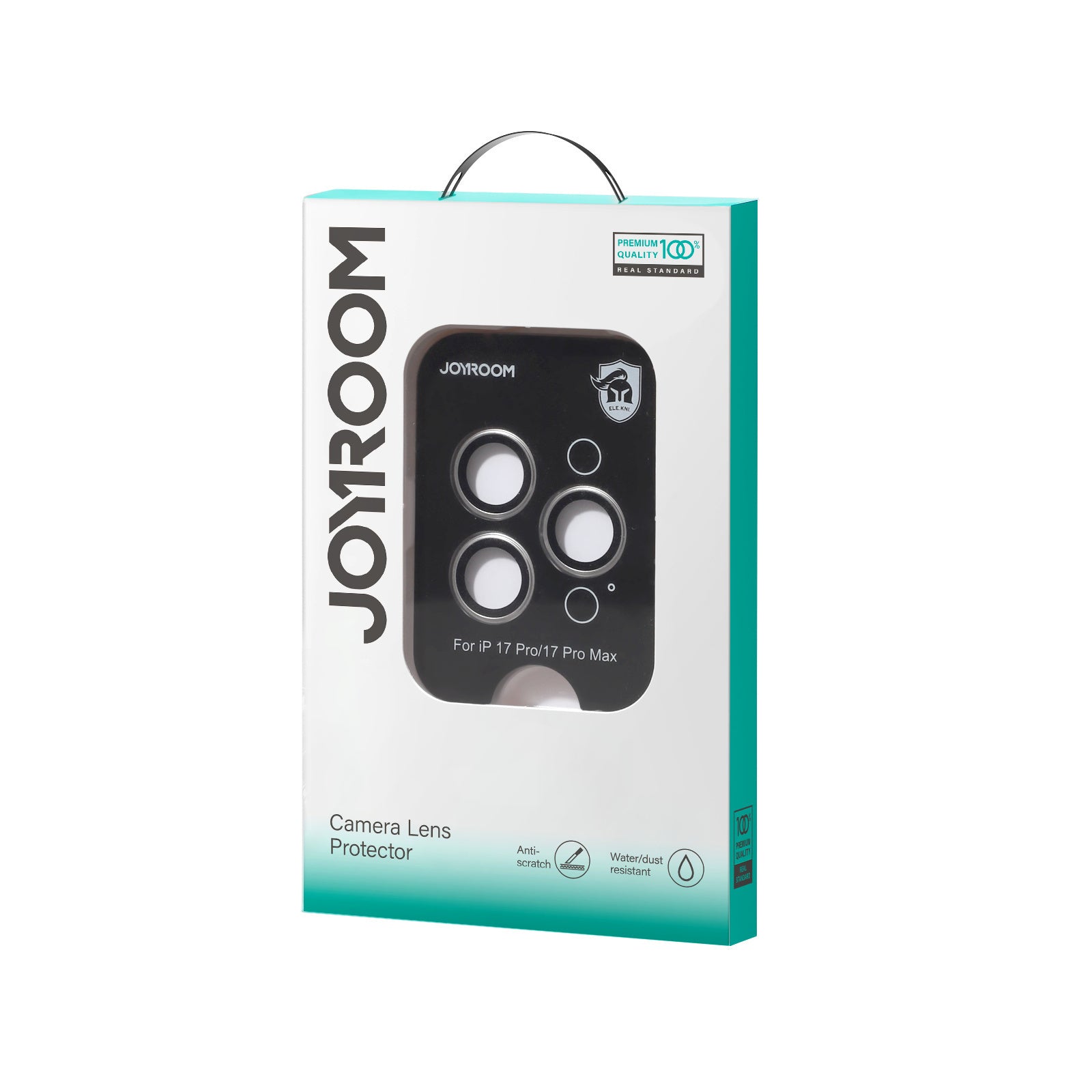 Protector de cámara JOYROOM JR-17QS3 iP17 Pro/iP17 Pro Max - Plateado