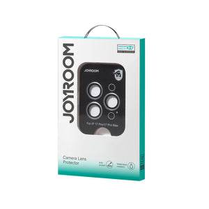Protector de cámara JOYROOM JR-17QS3 iP17 Pro/iP17 Pro Max - Plateado